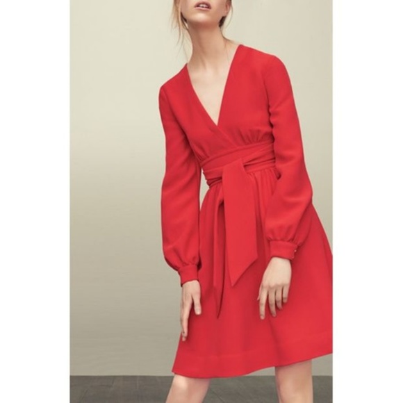 kate spade Dresses & Skirts - Kate Spade New York Tie Waist Dress Red 8